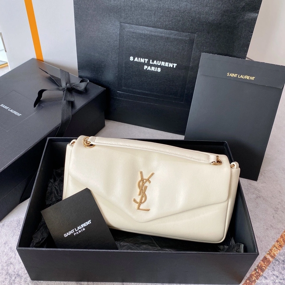 Tony Luxuries YSL IN CALYPSO LAMBSKIN PLUNGED 0710